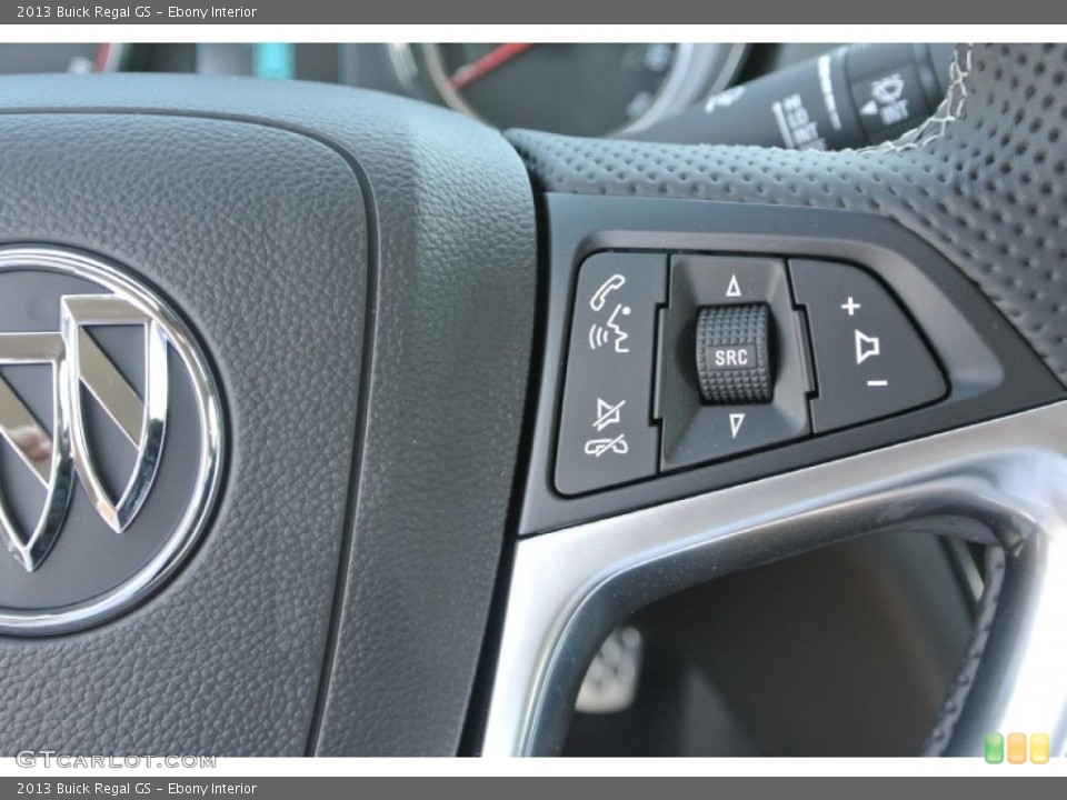 Ebony Interior Controls for the 2013 Buick Regal GS #86277827