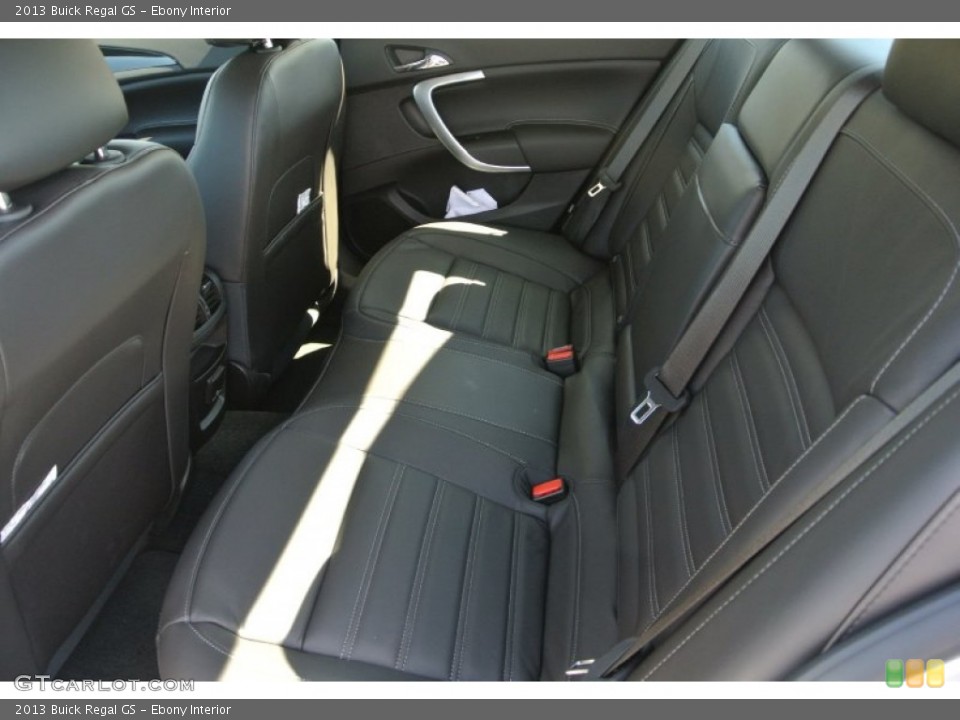 Ebony Interior Rear Seat for the 2013 Buick Regal GS #86277863