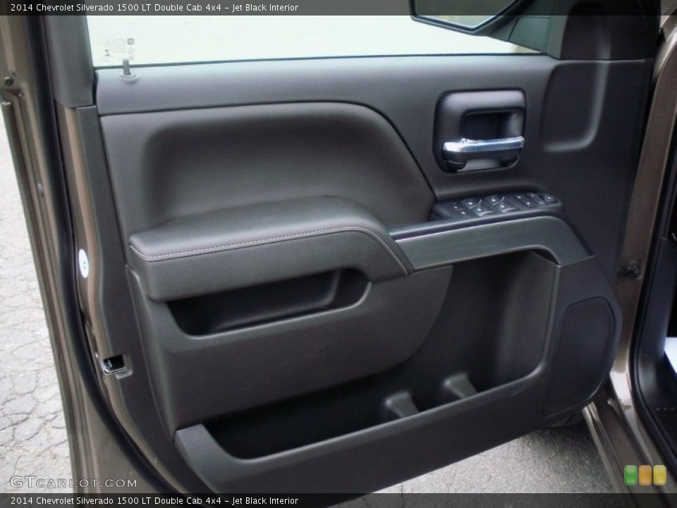 Jet Black Interior Door Panel for the 2014 Chevrolet Silverado 1500 LT Double Cab 4x4 #86279057