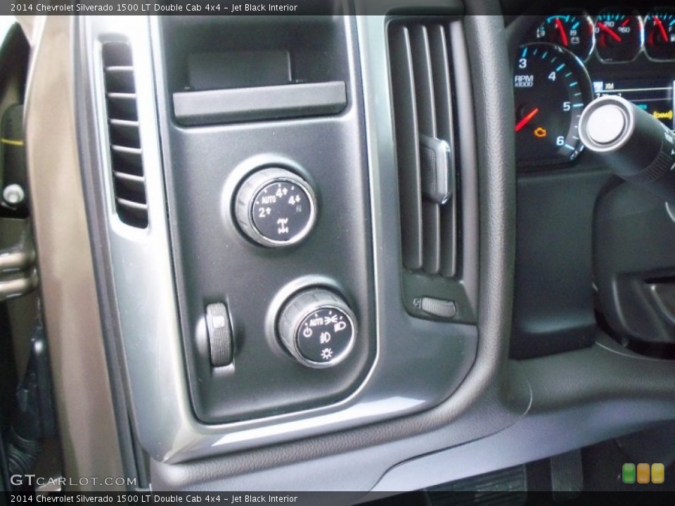 Jet Black Interior Controls for the 2014 Chevrolet Silverado 1500 LT Double Cab 4x4 #86279093