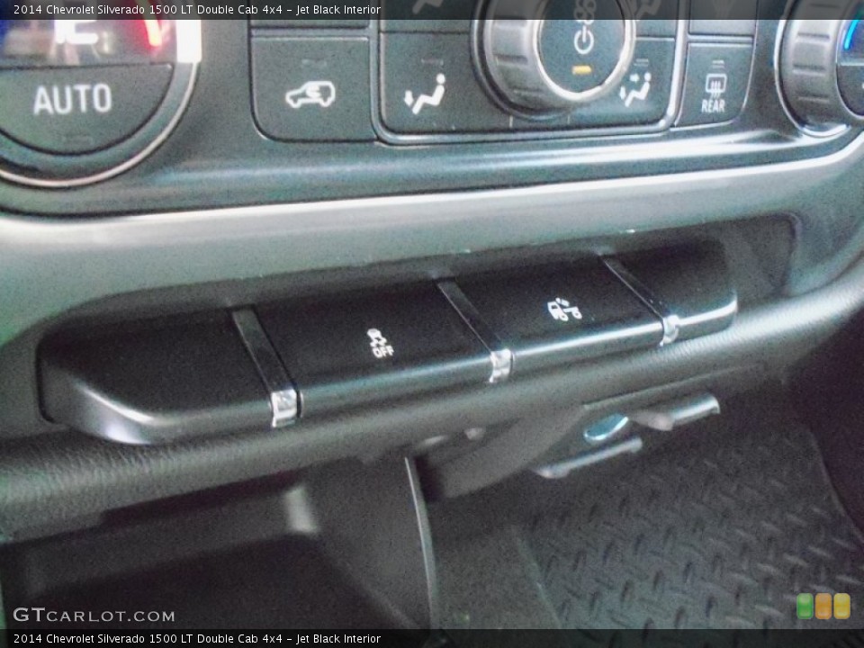 Jet Black Interior Controls for the 2014 Chevrolet Silverado 1500 LT Double Cab 4x4 #86279120