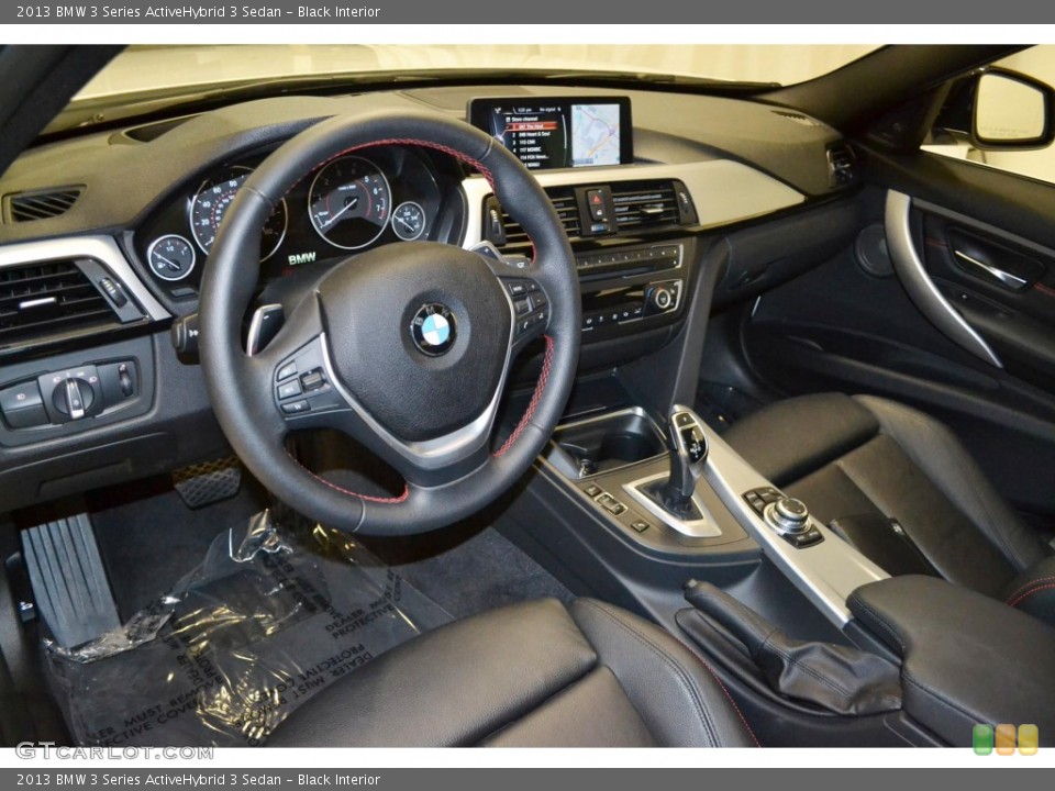 Black Interior Prime Interior for the 2013 BMW 3 Series ActiveHybrid 3 Sedan #86279957