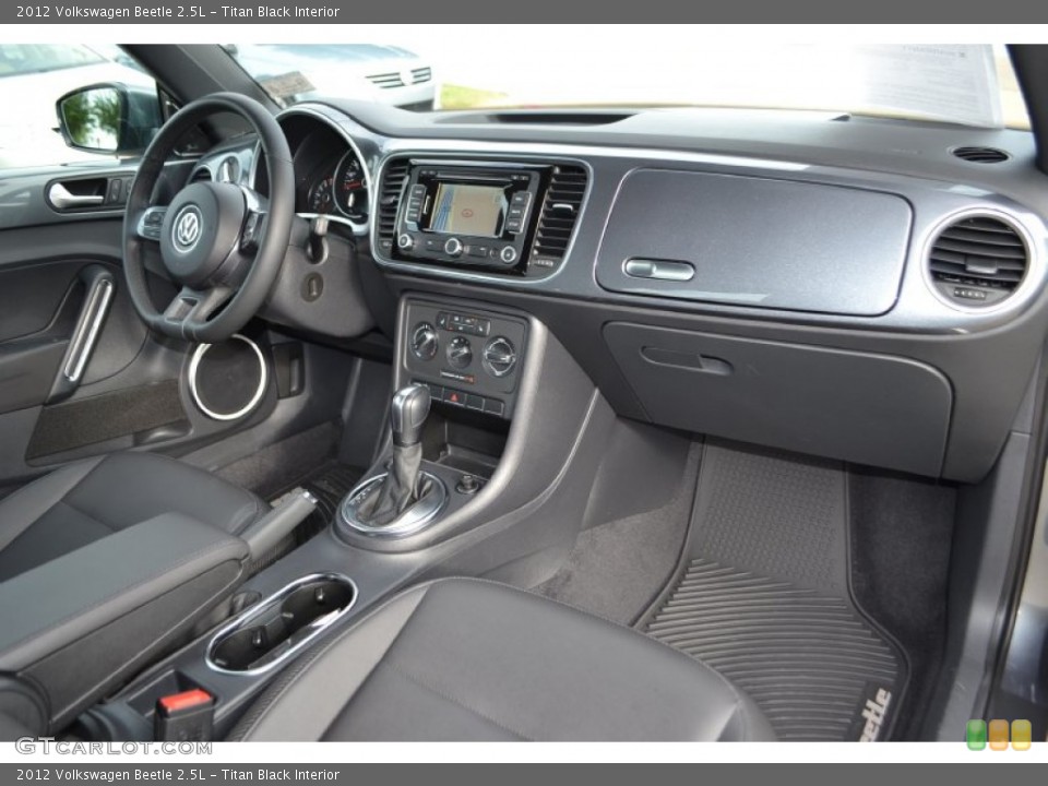 Titan Black Interior Dashboard for the 2012 Volkswagen Beetle 2.5L #86282106