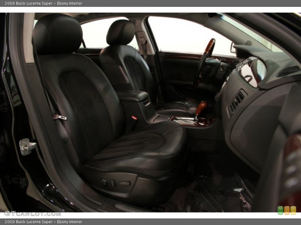 Ebony Interior Front Seat for the 2009 Buick Lucerne Super #86285249