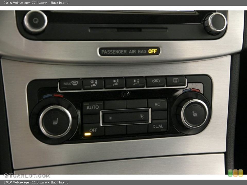 Black Interior Controls for the 2010 Volkswagen CC Luxury #86287377