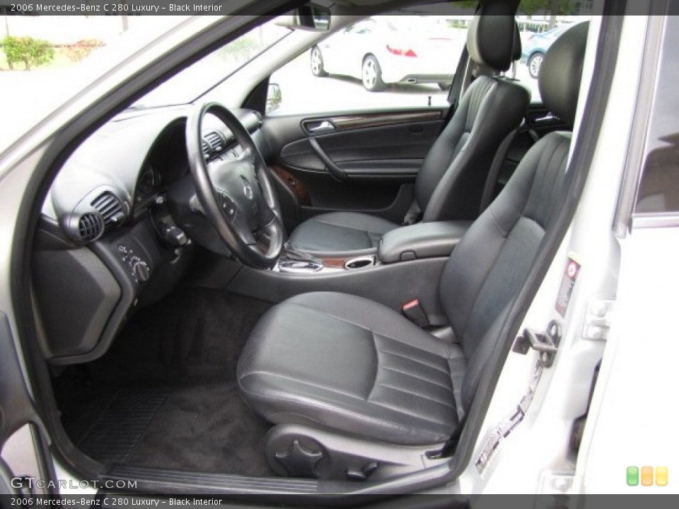 Black Interior Photo for the 2006 Mercedes-Benz C 280 Luxury #86291751