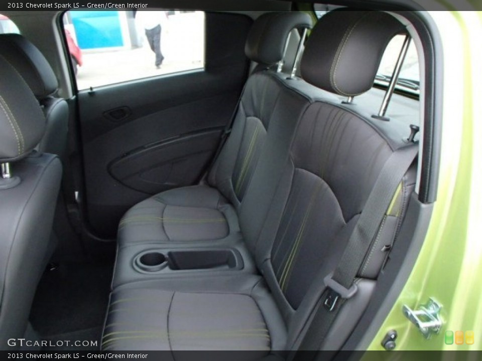 Green/Green Interior Rear Seat for the 2013 Chevrolet Spark LS #86291841