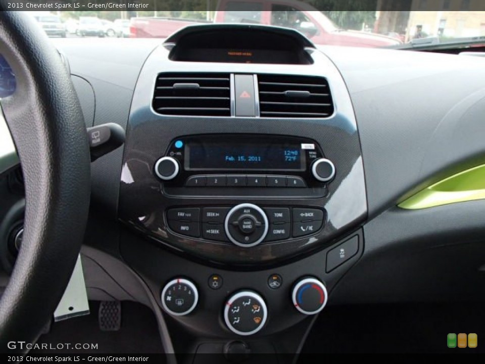 Green/Green Interior Controls for the 2013 Chevrolet Spark LS #86291931