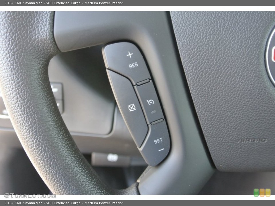 Medium Pewter Interior Controls for the 2014 GMC Savana Van 2500 Extended Cargo #86298214
