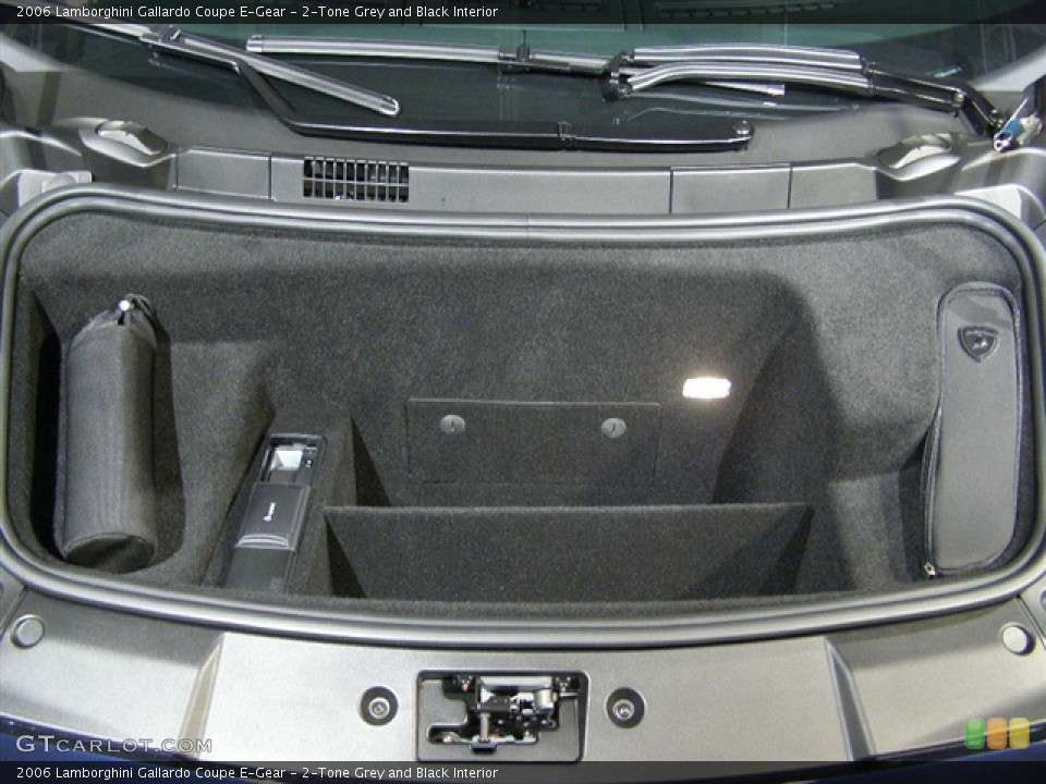 2-Tone Grey and Black Interior Trunk for the 2006 Lamborghini Gallardo Coupe E-Gear #86299