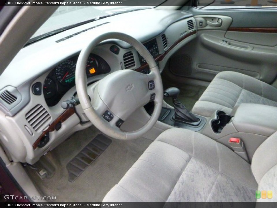 Medium Gray 2003 Chevrolet Impala Interiors