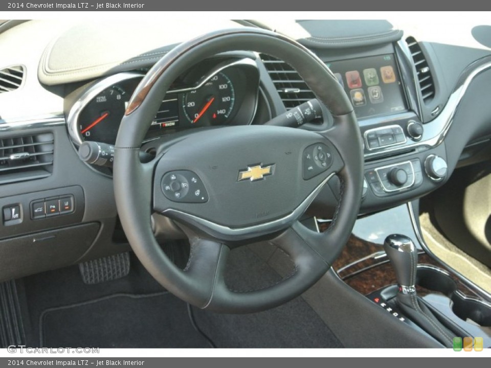Jet Black Interior Steering Wheel for the 2014 Chevrolet Impala LTZ #86299905