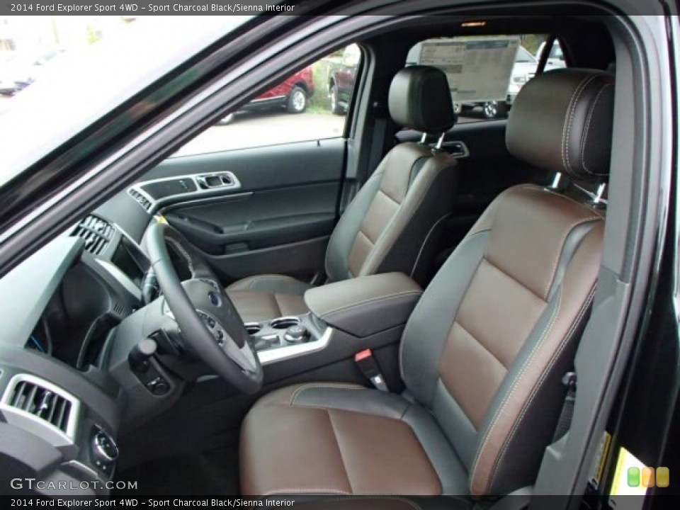 Sport Charcoal Black/Sienna Interior Photo for the 2014 Ford Explorer Sport 4WD #86300285