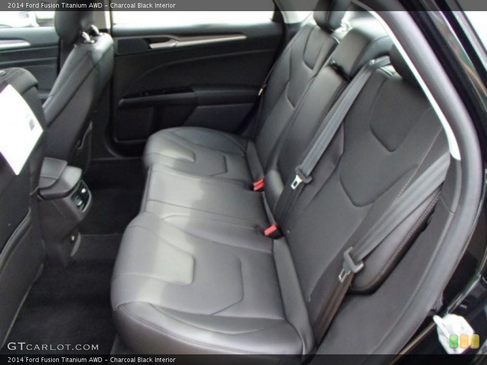 Charcoal Black Interior Rear Seat for the 2014 Ford Fusion Titanium AWD #86300340