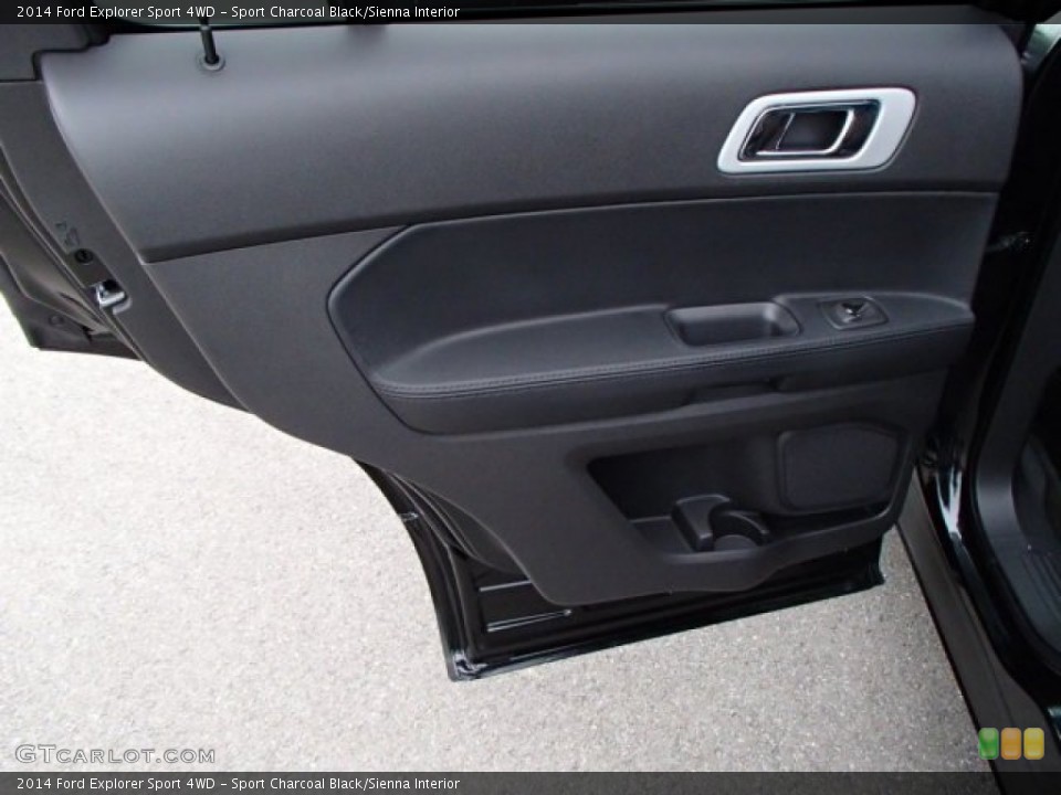 Sport Charcoal Black/Sienna Interior Door Panel for the 2014 Ford Explorer Sport 4WD #86300343