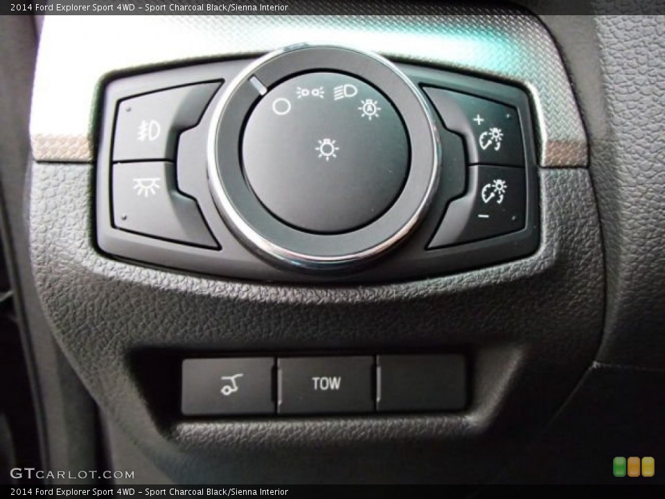 Sport Charcoal Black/Sienna Interior Controls for the 2014 Ford Explorer Sport 4WD #86300544