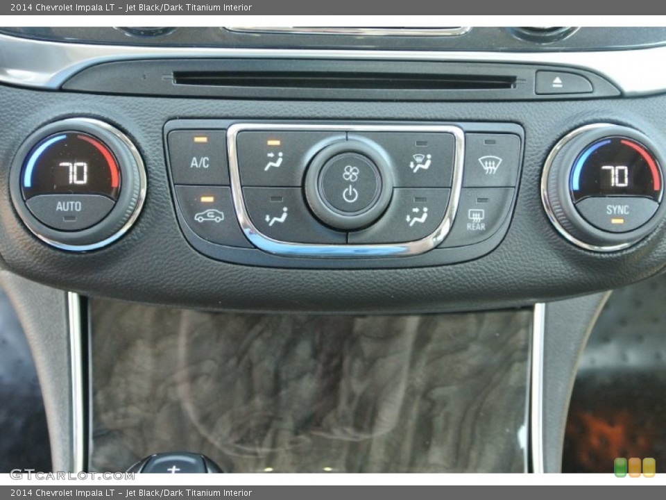 Jet Black/Dark Titanium Interior Controls for the 2014 Chevrolet Impala LT #86300637
