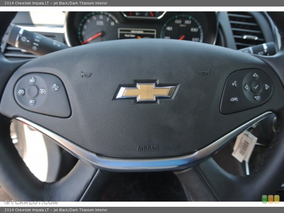 Jet Black/Dark Titanium Interior Steering Wheel for the 2014 Chevrolet Impala LT #86300701