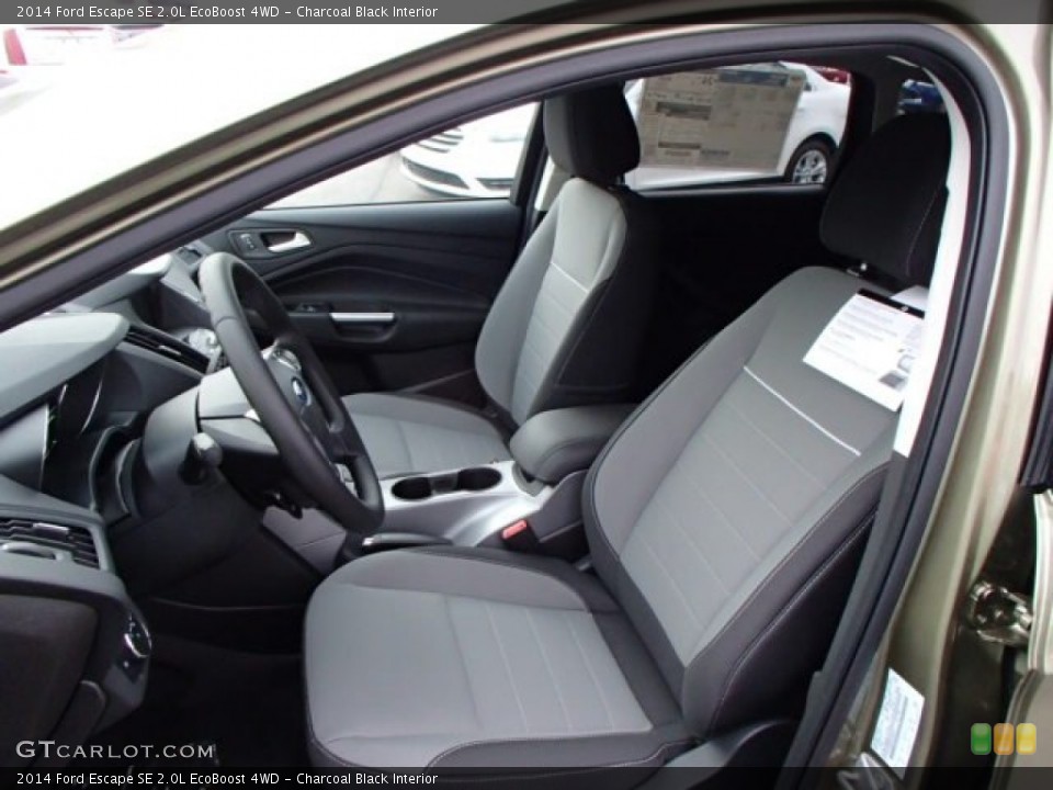 Charcoal Black Interior Photo for the 2014 Ford Escape SE 2.0L EcoBoost 4WD #86300790