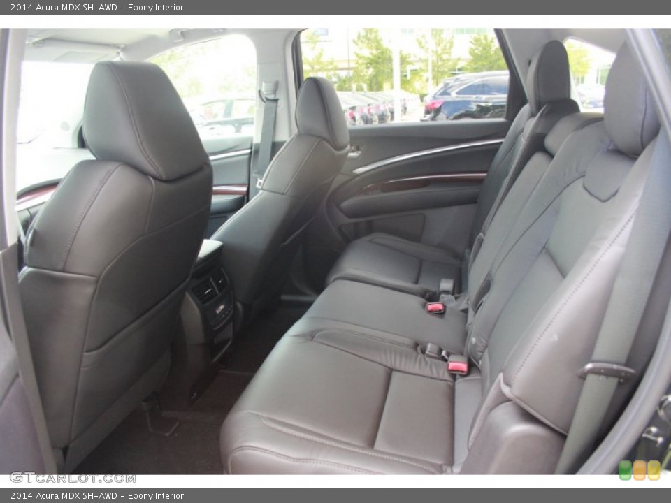 Ebony Interior Rear Seat for the 2014 Acura MDX SH-AWD #86300841