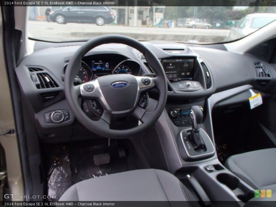 Charcoal Black Interior Photo for the 2014 Ford Escape SE 2.0L EcoBoost 4WD #86300871