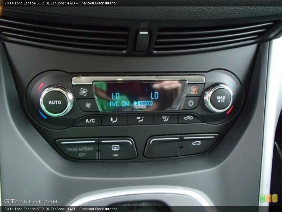 Charcoal Black Interior Controls for the 2014 Ford Escape SE 2.0L EcoBoost 4WD #86300976
