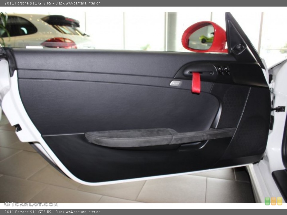 Black w/Alcantara Interior Door Panel for the 2011 Porsche 911 GT3 RS #86301000