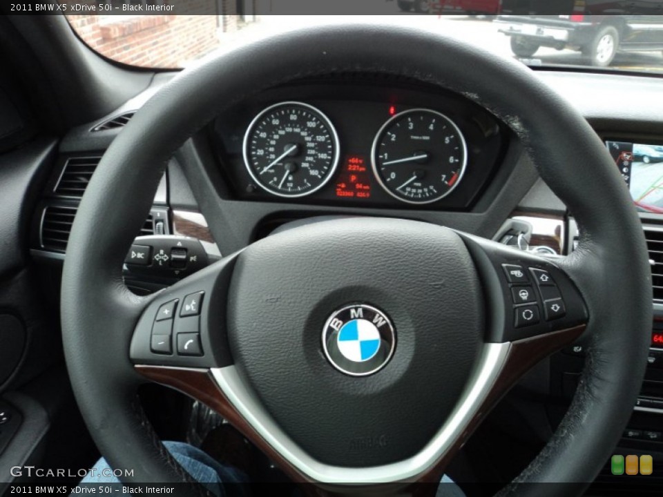 Black Interior Steering Wheel for the 2011 BMW X5 xDrive 50i #86301003