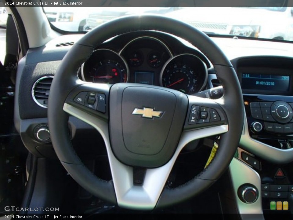 Jet Black Interior Steering Wheel for the 2014 Chevrolet Cruze LT #86301342