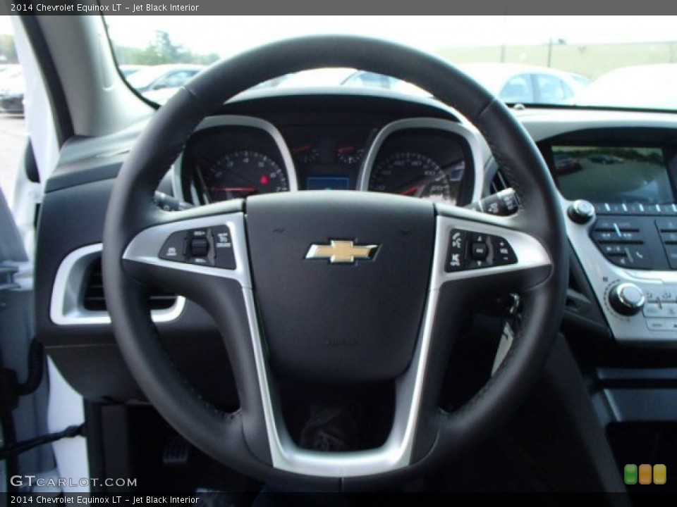 Jet Black Interior Steering Wheel for the 2014 Chevrolet Equinox LT #86301774