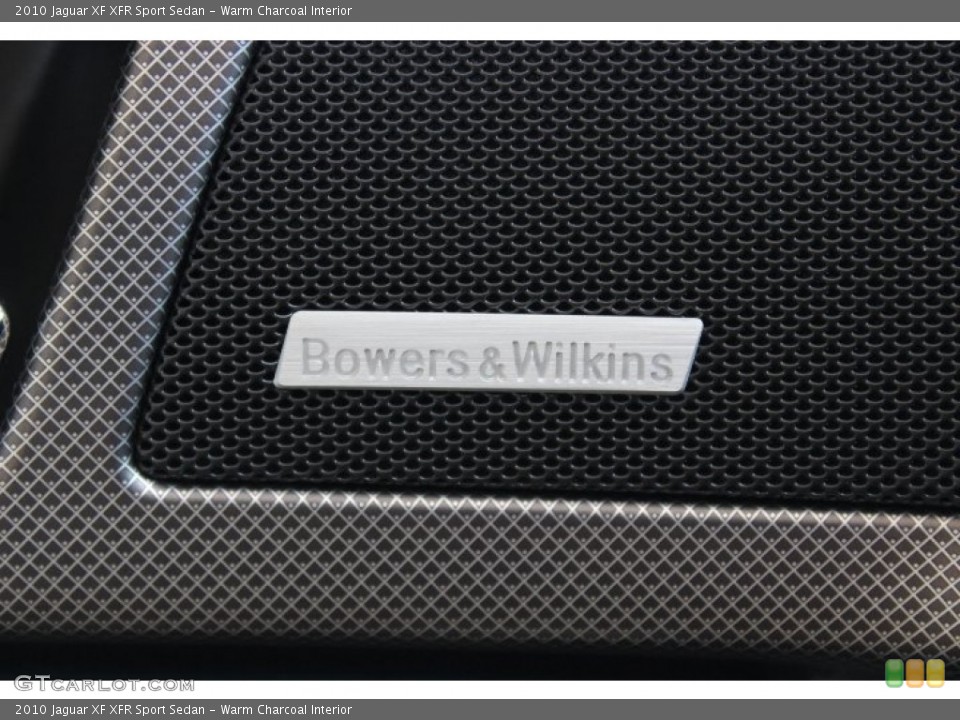 Warm Charcoal Interior Audio System for the 2010 Jaguar XF XFR Sport Sedan #86302470