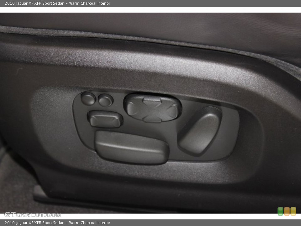Warm Charcoal Interior Controls for the 2010 Jaguar XF XFR Sport Sedan #86302530