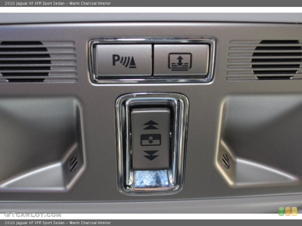Warm Charcoal Interior Controls for the 2010 Jaguar XF XFR Sport Sedan #86302611