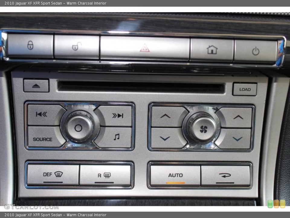 Warm Charcoal Interior Controls for the 2010 Jaguar XF XFR Sport Sedan #86302722