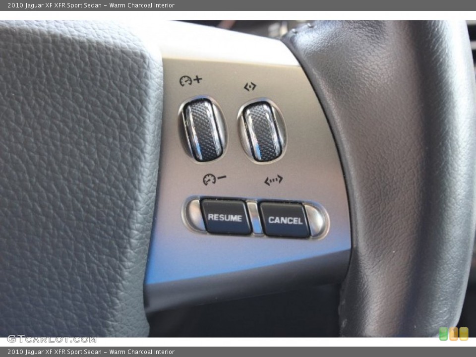 Warm Charcoal Interior Controls for the 2010 Jaguar XF XFR Sport Sedan #86302815