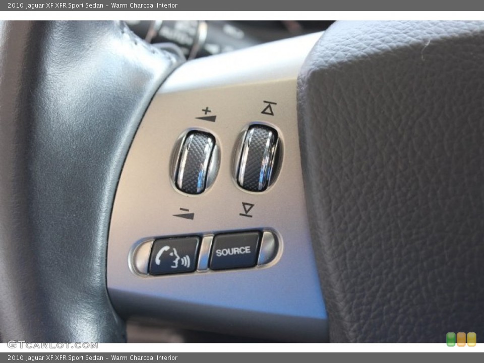 Warm Charcoal Interior Controls for the 2010 Jaguar XF XFR Sport Sedan #86302833
