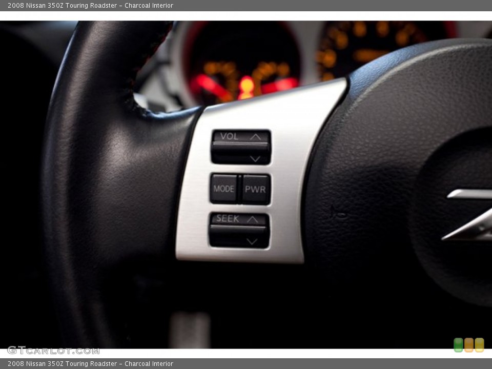 Charcoal Interior Controls for the 2008 Nissan 350Z Touring Roadster #86303172