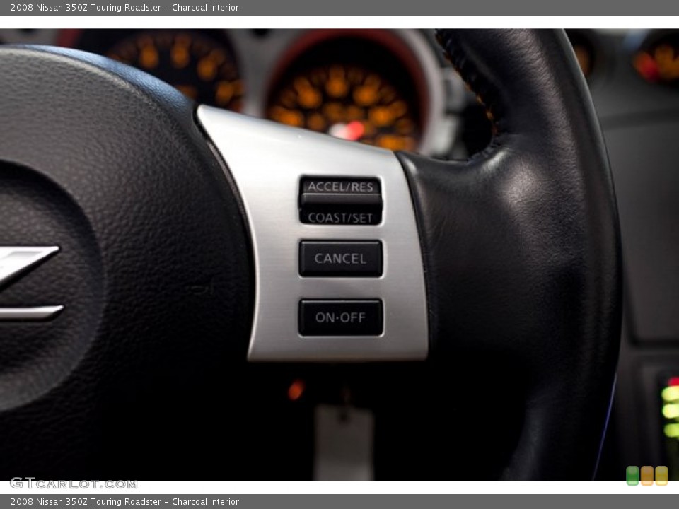 Charcoal Interior Controls for the 2008 Nissan 350Z Touring Roadster #86303196