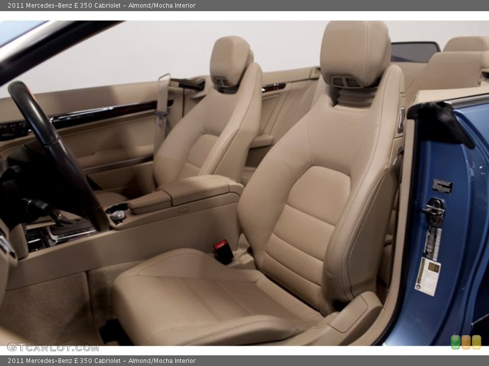 Almond/Mocha Interior Front Seat for the 2011 Mercedes-Benz E 350 Cabriolet #86304165