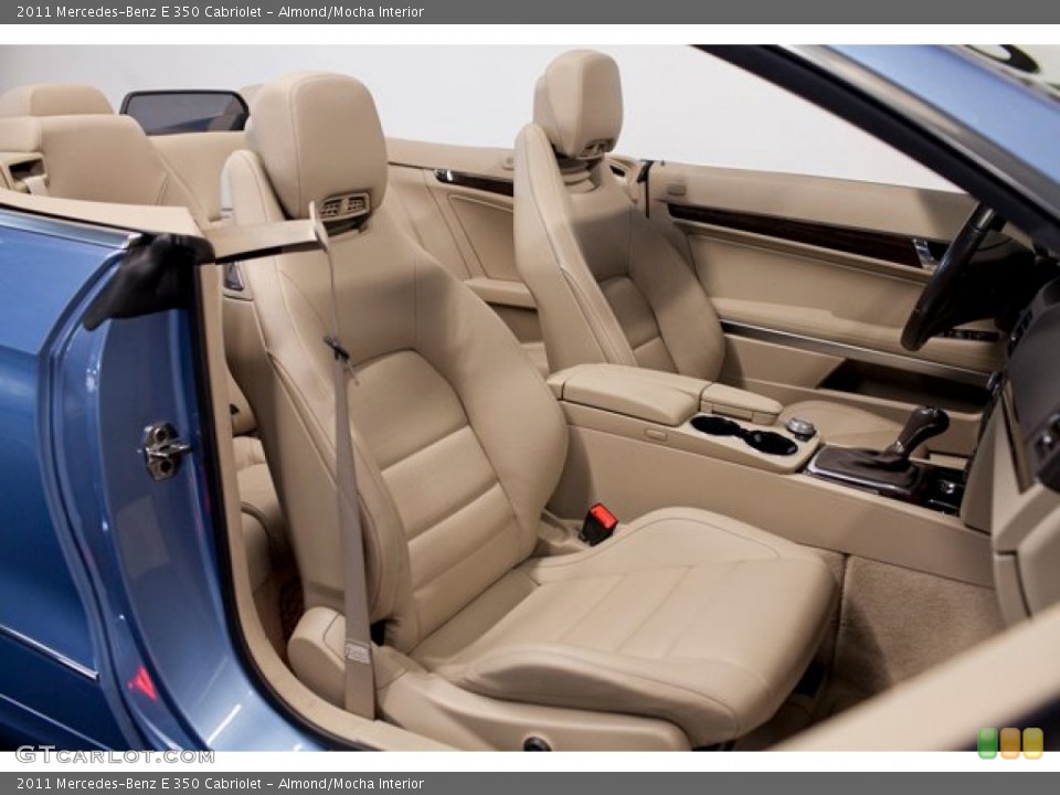 Almond/Mocha Interior Front Seat for the 2011 Mercedes-Benz E 350 Cabriolet #86304186