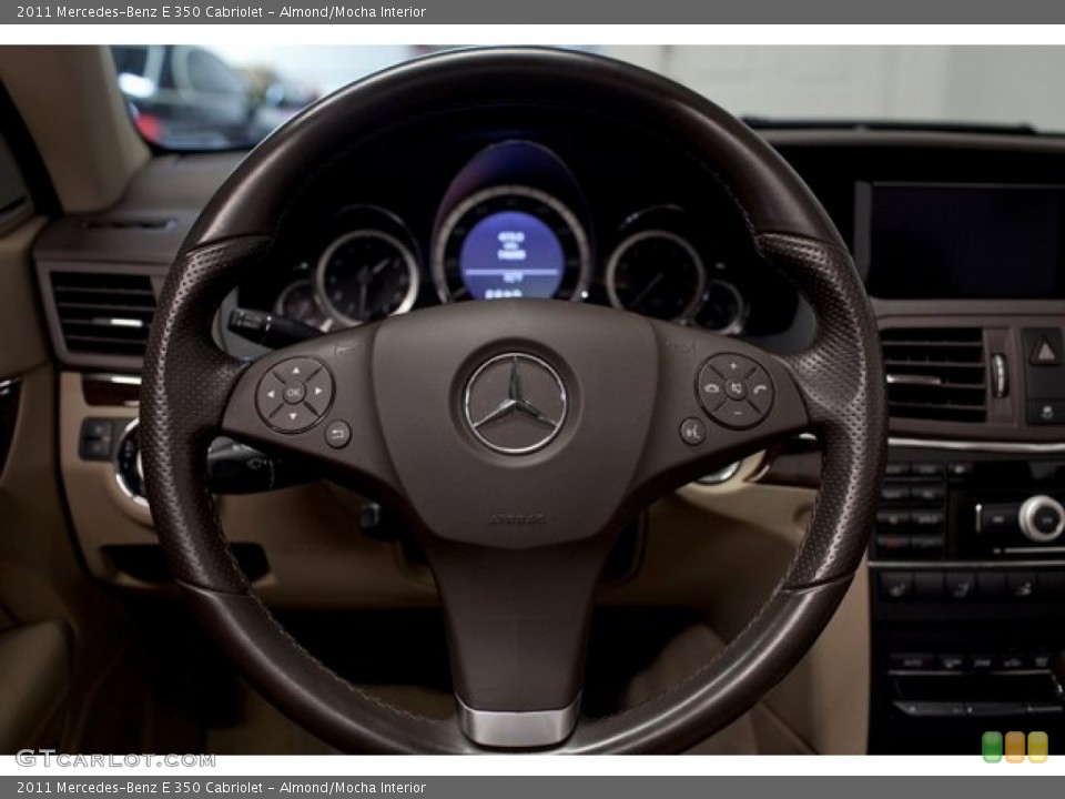 Almond/Mocha Interior Steering Wheel for the 2011 Mercedes-Benz E 350 Cabriolet #86304273