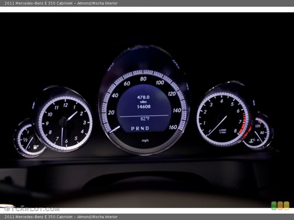 Almond/Mocha Interior Gauges for the 2011 Mercedes-Benz E 350 Cabriolet #86304312