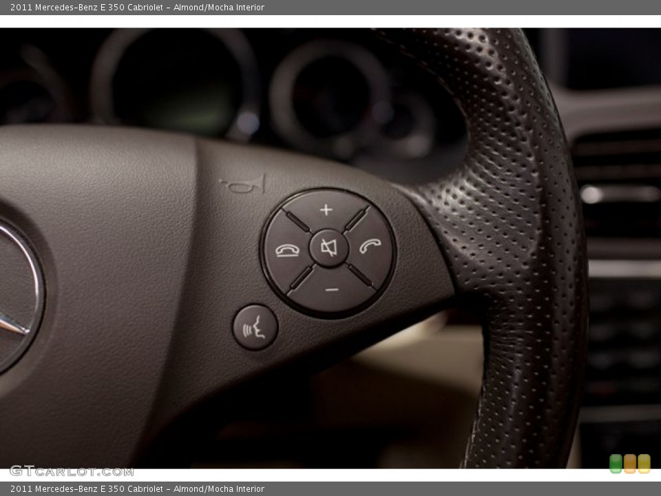 Almond/Mocha Interior Controls for the 2011 Mercedes-Benz E 350 Cabriolet #86304348