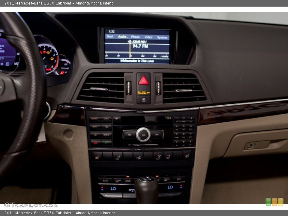 Almond/Mocha Interior Controls for the 2011 Mercedes-Benz E 350 Cabriolet #86304369