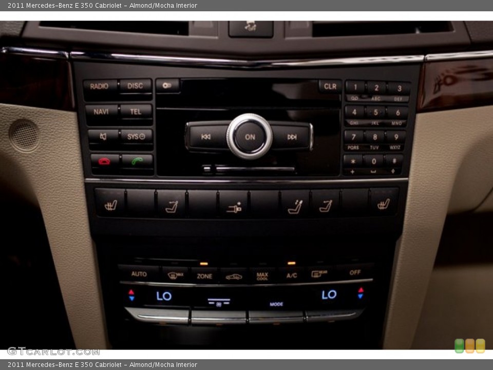 Almond/Mocha Interior Controls for the 2011 Mercedes-Benz E 350 Cabriolet #86304458