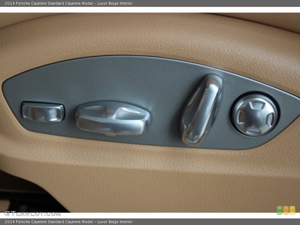 Luxor Beige Interior Controls for the 2014 Porsche Cayenne  #86309345