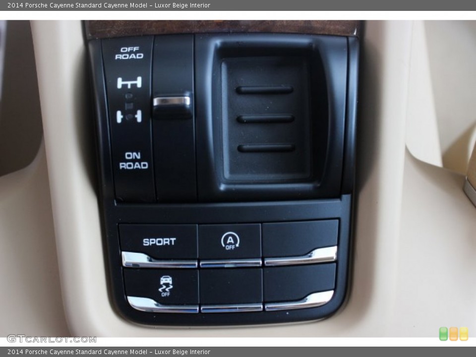Luxor Beige Interior Controls for the 2014 Porsche Cayenne  #86309436