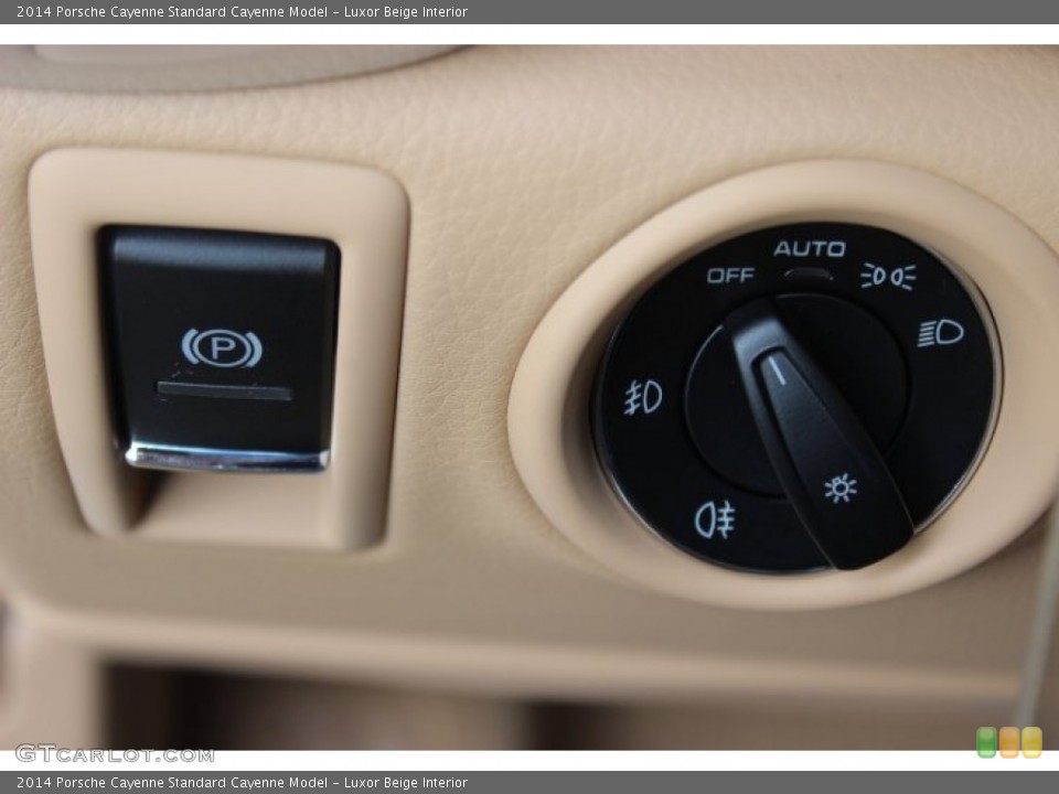 Luxor Beige Interior Controls for the 2014 Porsche Cayenne  #86309463