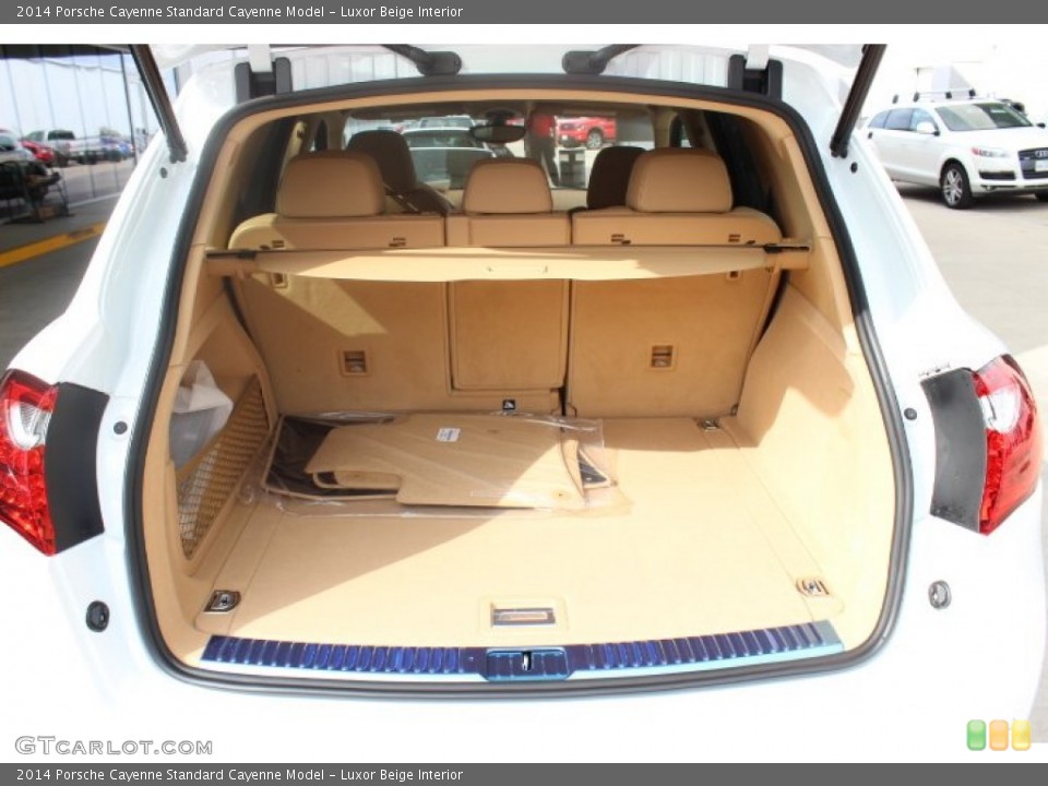 Luxor Beige Interior Trunk for the 2014 Porsche Cayenne  #86309523