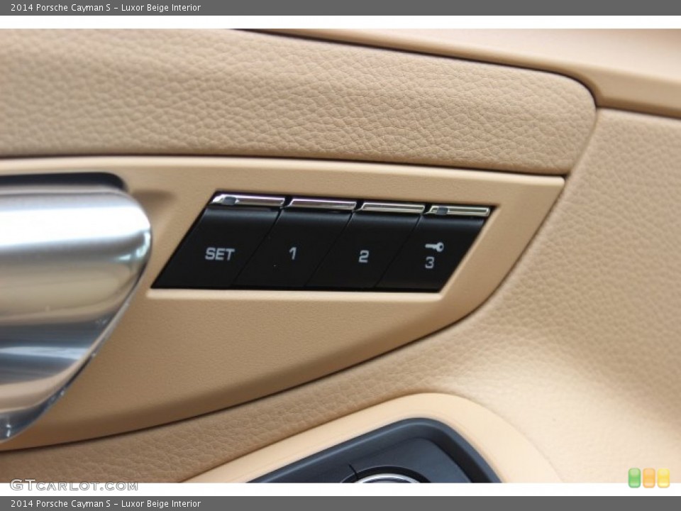 Luxor Beige Interior Controls for the 2014 Porsche Cayman S #86310615